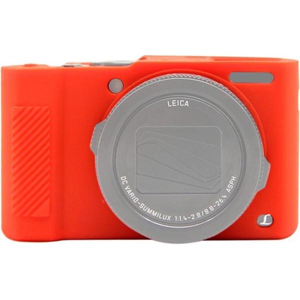 PULUZ zachte siliconen beschermhoes voor Panasonic Lumix LX10 (rood)