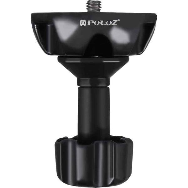 PULUZ 75mm Half Ball Flat to Bowl Adapter voor Fluid Head Tripod DSLR Rig camera, metalen materiaal