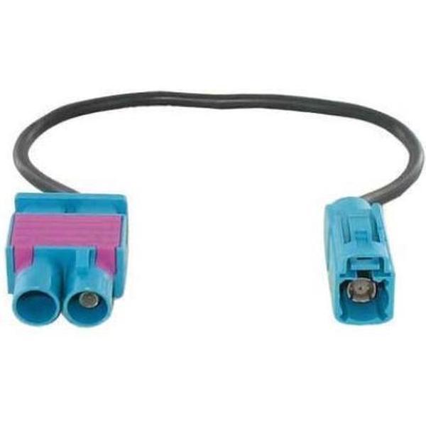 adapterkabel 10 cm Fakra F - Fakra M dubbel