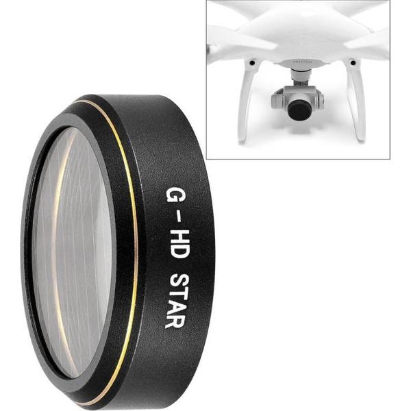 HD Drone Star Effect 6-punts lensfilter voor DJI Phantom 4 Pro