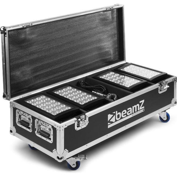 Flightcase FL4 van BeamZ voor 4x Star-Color 240 of 4x Star-Color 360 LED wash effecten