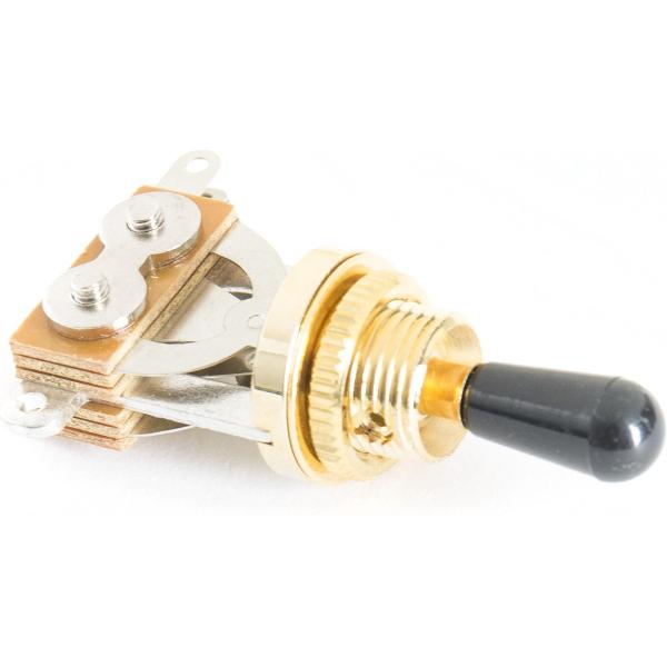 BTG-GD-BLK 3-Way Toggle Switch Gold/Black