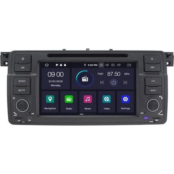 7620 Android 8.0 Navigatie BMW E46 dvd carkit DAB+