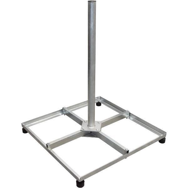 Blueqon De Montabel Tegelvoet 30X30Hoogte 120 CM | 60 Ø - Antenne Montagebeugels
