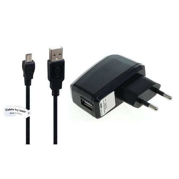 1A oplader en oplaadkabel. 0,8 m Oplaadsnoer met adapter stekker Past ook op Sony-Ericsson. o.a. Xperia Active, Arc, Kyno, Mini, Mini Pro, Xperia Neo, Xperia Play, Xperia Pro