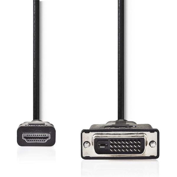 Nedis - Nedis CCGP34800BK20 Hdmi™ - Dvi-kabel Hdmi™-connector - Dvi-d 24+1-pins Male 2,0 M Zwart