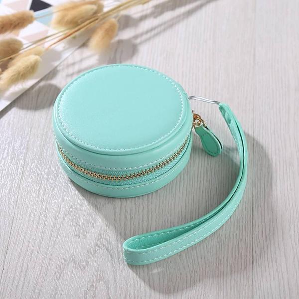 Full Body Camera Zipper PU lederen tas tas met draagriem voor Casio TR-M10 / TRM MINI (groen)