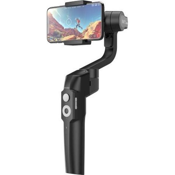 MOZA Mini-S Essential 3-assige opvouwbare handheld gimbal-stabilisator voor actiecamera en smartphone (zwart)