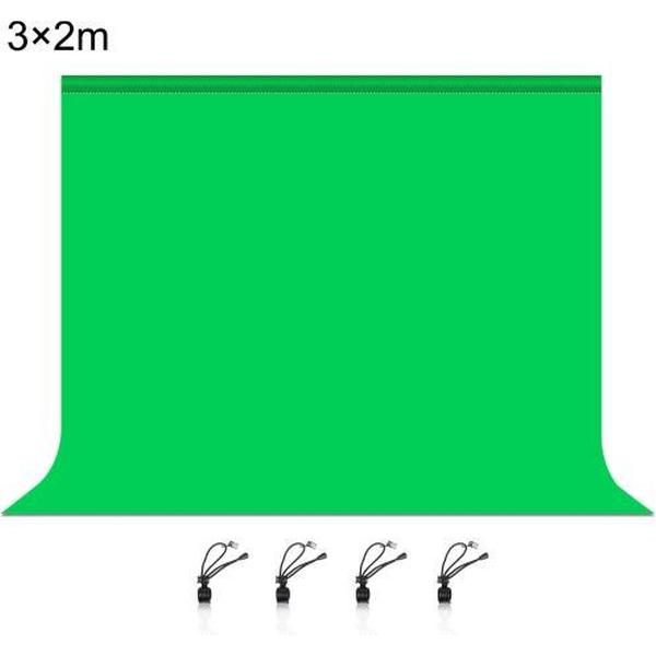 PULUZ 3m x 2m Fotografie Achtergrond 120g Dikte Fotostudio Achtergrond Doek Achtergrond (Groen)