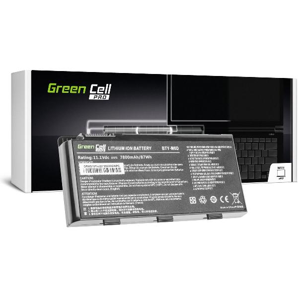 PRO Batterij voor MSI GT60 GT70 GT660 GT680 GT683 GT780 GT783 GX660 GX680 GX780 / 11,1V 6600mAh