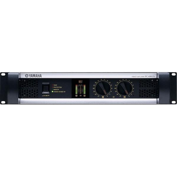 Yamaha PC4801N - Eindversterker, 2x 800W (4 Ohm), netwerk