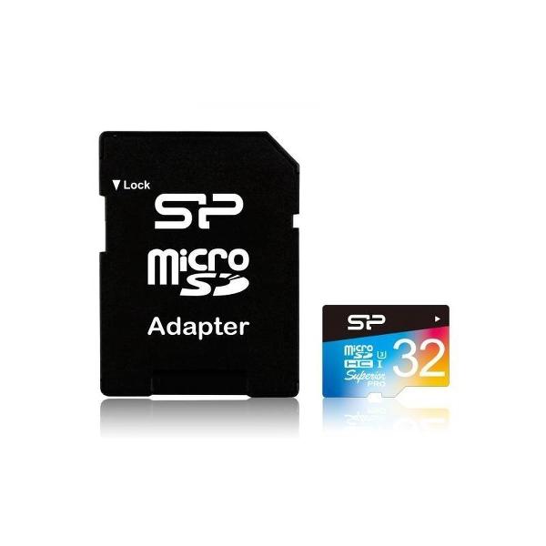 Silicon Power 32GB MicroSDHC 32GB MicroSDHC UHS-I Class 10 flashgeheugen