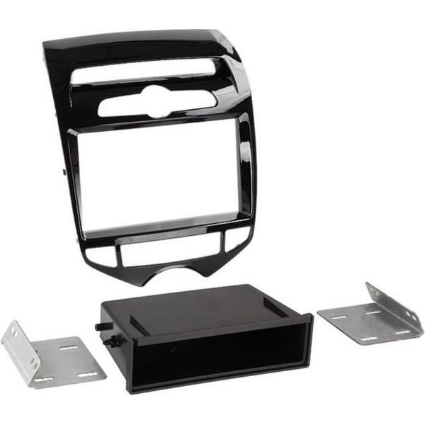 2-DIN paneel Hyundai iX 20 met pocket en automatic climate control Piano optic 2010 ->