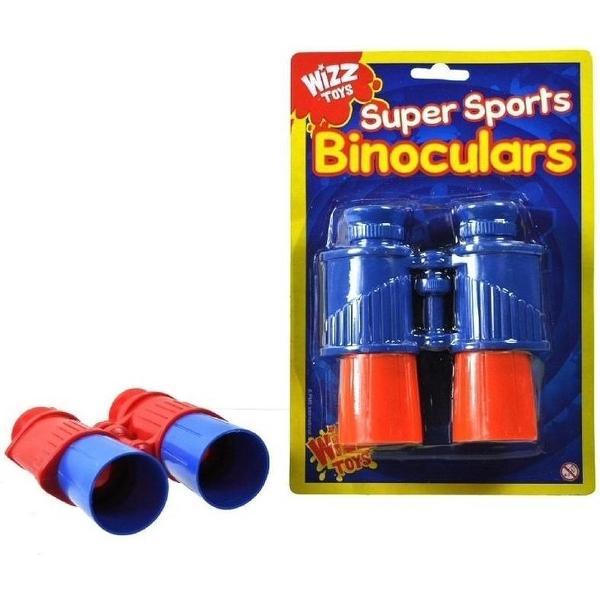 Speelgoed verrekijker voor kinderen - Oranje/Blauw - 13 cm