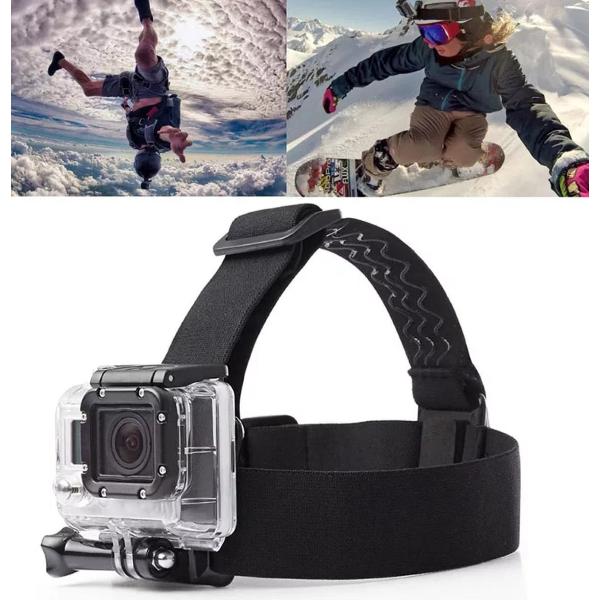 GoPro Head Mount - Ski GoPro mount - Camera mount voor Snowboarden - Hoofdband actioncam houder - GoPro accessoires - GoPro Hero 9 - GoPro Hero 8 - Gopro Hero 7 - Camera mount voor schaatsen