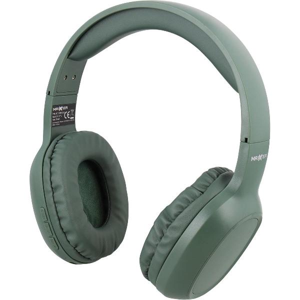 MaxXter ACT04 | Over Ear Bluetooth Hoofdtelefoon/Koptelefoon - Green