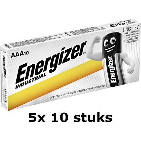 Energizer Industrial AAA 10/doos 5X - 50 stuks - niet-oplaadbare batterijen Batterij