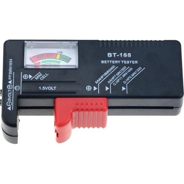 Batterijtester-analoog-met accu-indicator-batterijmeter-accutester-batterij-volt-meter