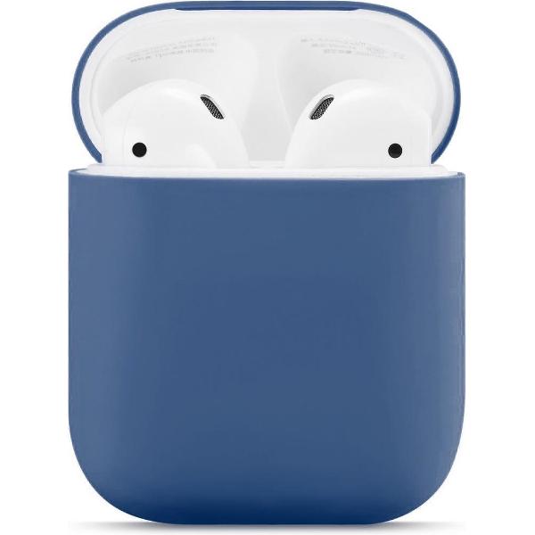 Bee's - Airpods Hoesje Hard Case - Blauw - Airpods Case - Airpods 1 - Airpods 2