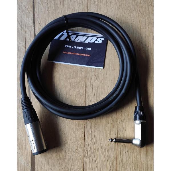 ITamps Speaker verlengkabel, Audio Interface, Jack - Jack(Female) 6,3mm, 2x1,5mm2 kabel 2,5mtr