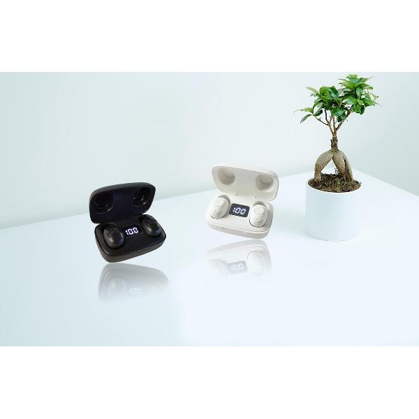 SwatCore Gemini / Bluetooth oordopjes / V22-SCG1 / Zwart / draadloze oordopjes / bluetooth 5.0 / hoofdtelefoon / earphones / wireless earphones / touch screen / noise cancelling / oplaadbaar