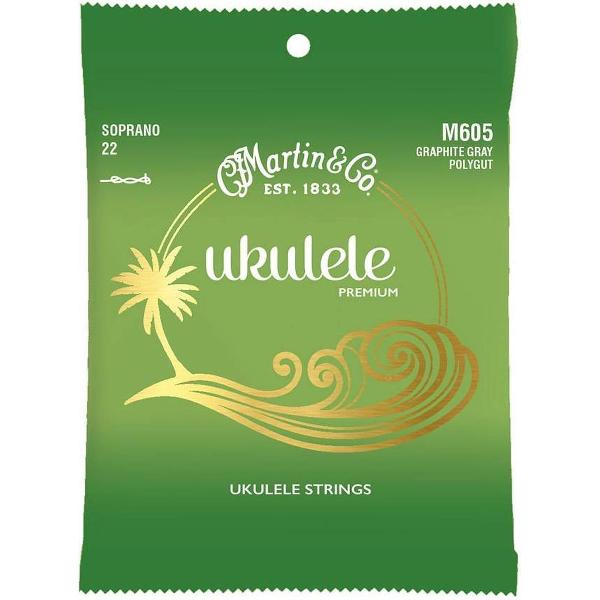 Snarenset sopraan ukelele Martin M605 Polygut
