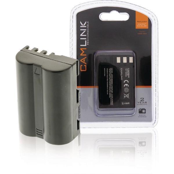 Camlink CL-BATENEL3E Oplaadbare Lithium-ion Camera Accu 7.4 V 1650 Mah