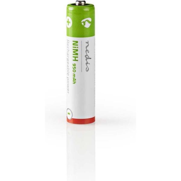 Nedis BANM9HR034B Oplaadbare Nimh Batterij Aaa 1,2 V 950 Mah 4 Stuks Blister