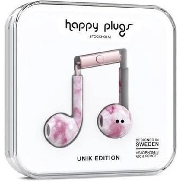 Happy Plugs Hoofdtelefoon Earbud Plus Pink Marble