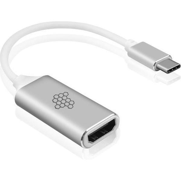 Bee's - USB C naar HDMI - USB-C HUB - 4K - USB C Adapter - USB C HDMI - USB-C - Wit