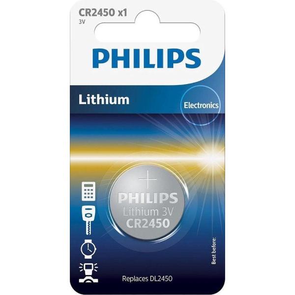Batterij Phillips CR2450 LITHIUM