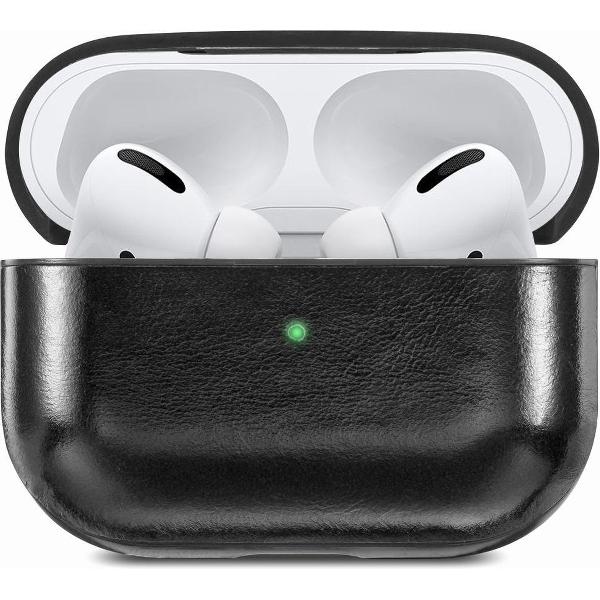 YONO Airpods Pro Hoesje Leer – Hard Case – Zwart