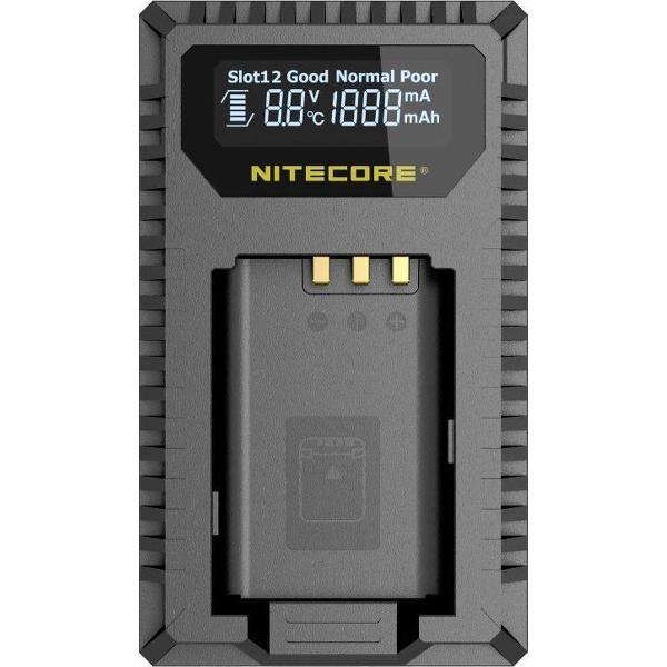 Nitecore dubbel USB lader voor Sony NP-BX1