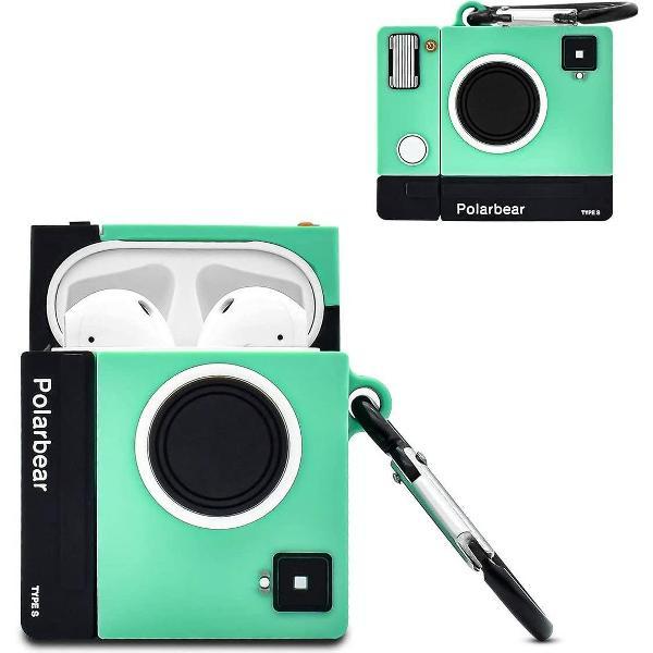 Airpod case camera hoesje groen