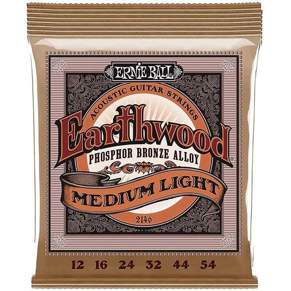Snarenset akoestische gitaar Ernie Ball EB-2146 Medium Light Regular Slinky