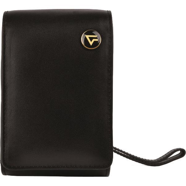 Vanguard | Capital 6 | lederen | Camera Compact Tas | 6 x 4 x 12 cm | Zwart