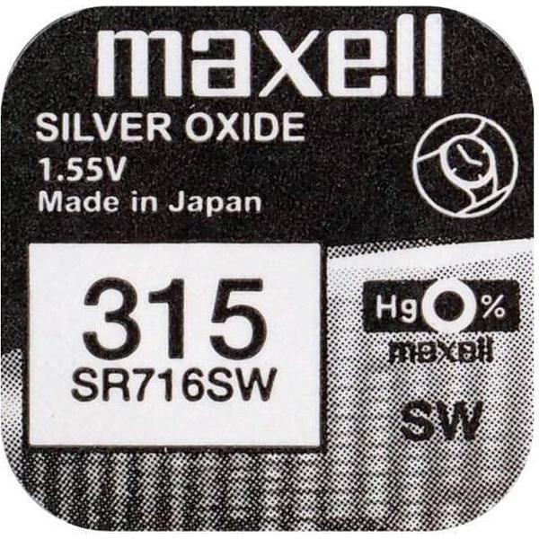 Maxell 18291700 huishoudelijke batterij Wegwerpbatterij SR716SW Zilver-oxide (S)