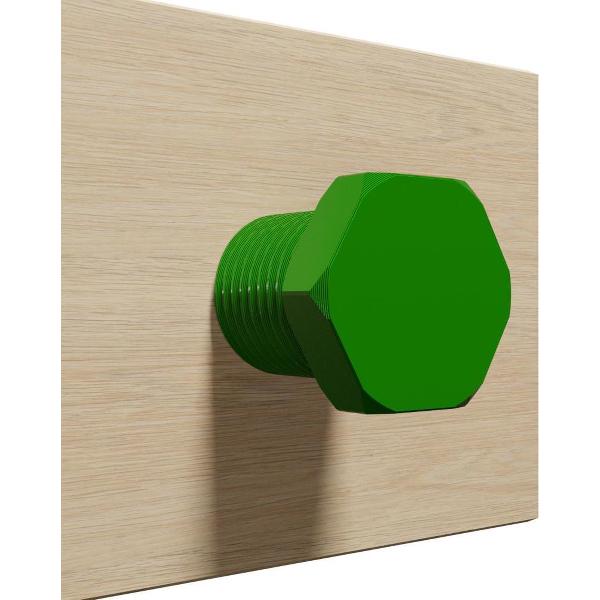 Koptelefoon houder Bout - 3D print - Green
