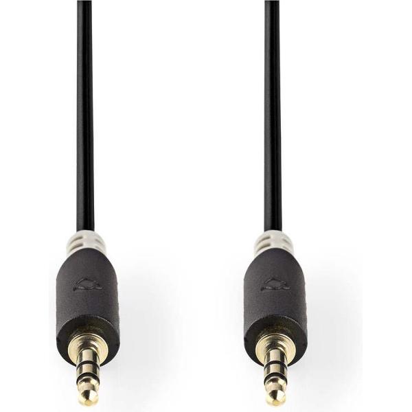 Nedis CABP22000AT20 Stereo Audiokabel 3,5 Mm Male - 3,5 Mm Male 2,0 M Antraciet