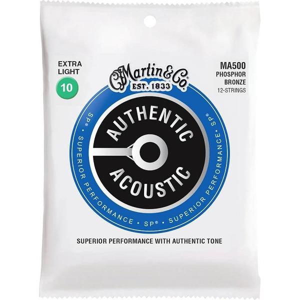 Snarenset akoestisch Martin MA500 phosphor bronze 12-snarig Extra Light
