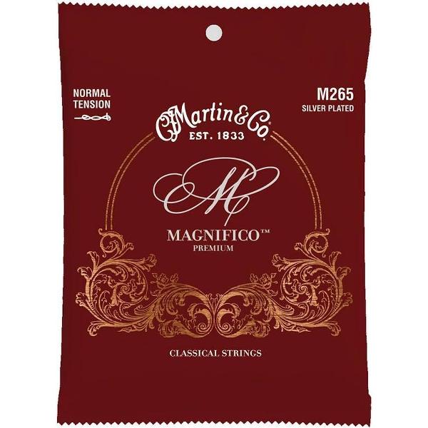 Snarenset klassieke gitaar Martin M265 polygut Normal Tension