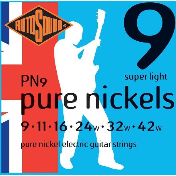 Snarenset elektrische gitaar Rotosound Pure Nickel PN9