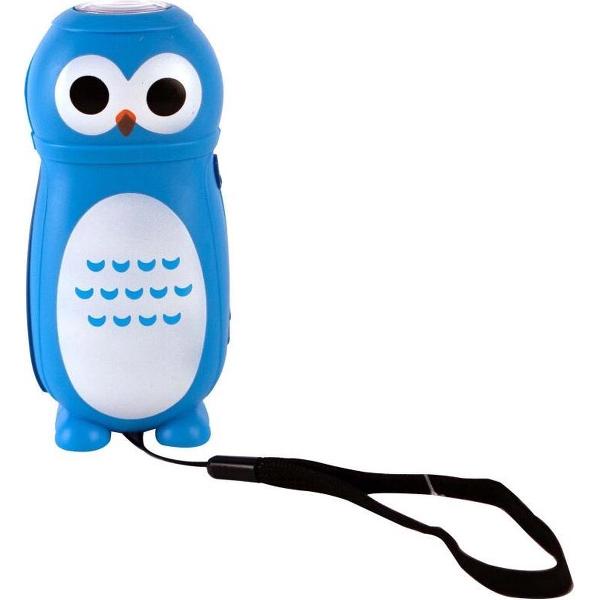 Forest Friends Zaklamp Uil Blauw/Wit