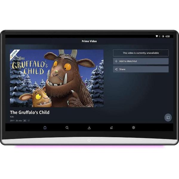 DDAuto - Autohoofdsteun beeldscherm - Compatibel met iPhone Airplay/ Android Miracast - Smart tablet met HDMI ingang - 13,3-inch Android 9.0 met WiFi Ultradunne auto-tv - IPS touchscreen - voor Netflix, YouTube, Phone Mirroring, USB, Bluetooth