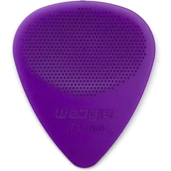 Wedgie Clear XT Standard Polycarbonaat Pick 6-Pack 0.73 mm plectrum