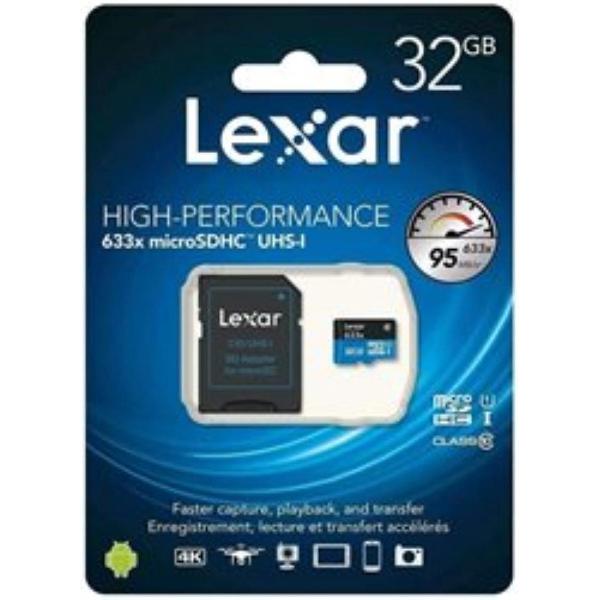 Lexar microSDHC HP UHS-I 633x 32GB