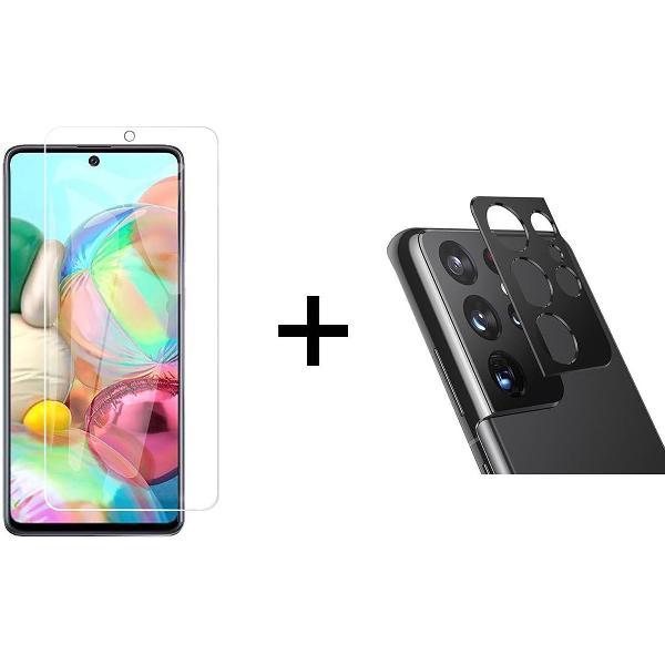 Beschermglas Samsung A32 5G Screenprotector 1 stuk - Samsung Galaxy A32 5G Screenprotector - Samsung A32 5G Screen Protector Camera - 1 stuk