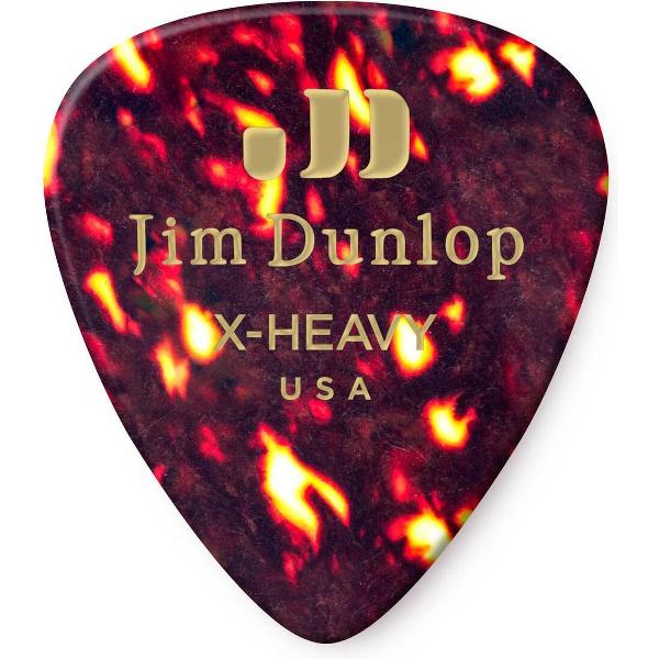 Dunlop Celluloid Pick Extra Heavy 6-pack plectrum