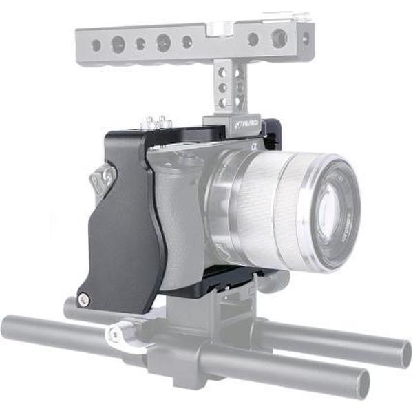 YELANGU C6 Camera Video Cage Stabilizer voor Sony A6000 / A6300 / A6500 / A6400 (zwart)