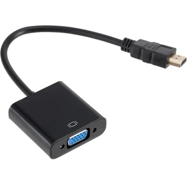 DrPhone KHD1 – 1080P HD – Kabel Converter – Male Naar Female Converter – Voor Tablet, Laptop, PC en TV – Zwart